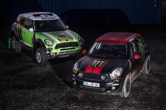 Ekipa X-raid in mini countryman z off-road obliko