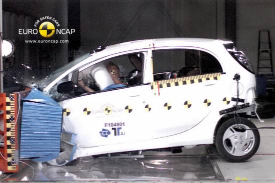 Mitsubishi iMiEV prvi električni avtomobil zaleten na Euro NCAP