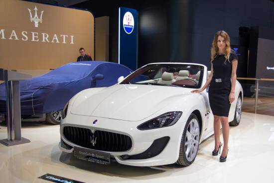 Maseratijevi športni modeli na salonu v Moskvi