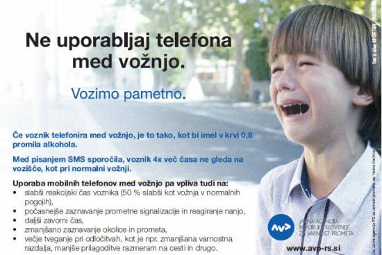 Nacionalna akcija Mobilni telefoni v prometu