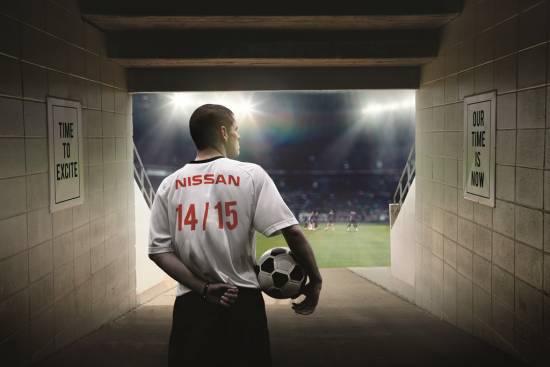 Nissan ob prvi obletnici partnerstva z Ligo prvakov UEFA elektrificiral Berlin