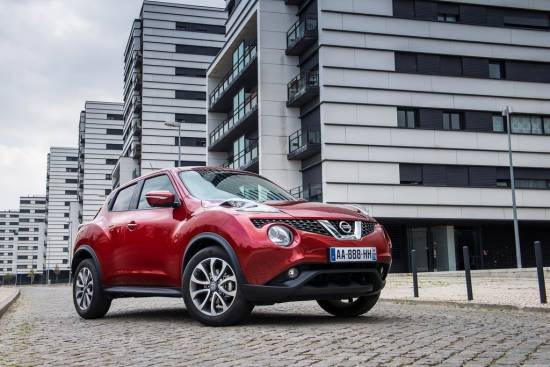 Nissan juke razstavljen kot primer dobrega oblikovanja