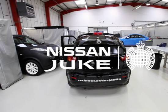 Nissan juke box se odpravlja na glasbeno turnejo