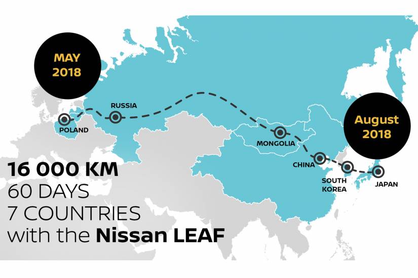 Nissan leaf na čezcelinski pustolovščini prevozil 16.000 kilometrov