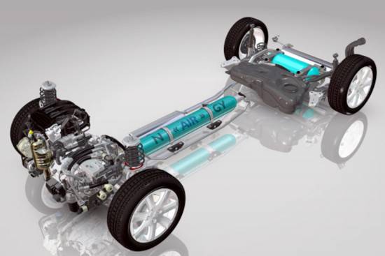 PSA Peugeot Citroen prejel tri priznanja za tehnologijo Hybrid Air