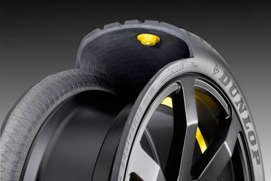 Pametna Dunlopova pnevmatika komunikacira z avtomobilom
