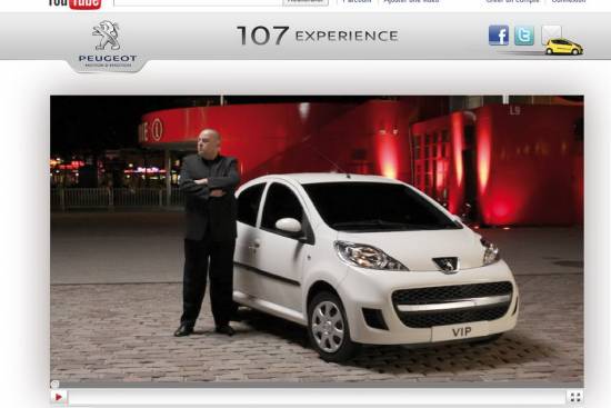 Peugeotova inovativna kampanija 107 experience