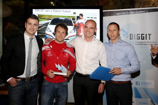 Peugeot Slovenija prejel zlato nagrado za kampanijo 208 GTi