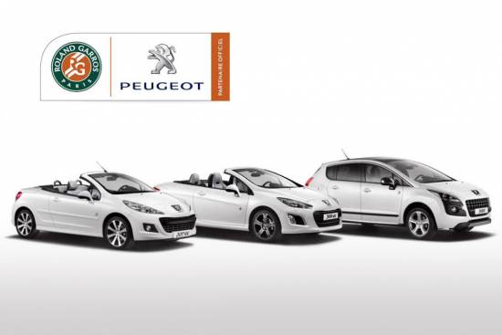 Peugeot, uradni partner turnirja Roland-Garros 2012