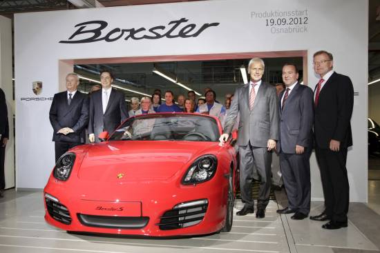Prvi Porschejevi boxterji iz Volkswagnove tovarne