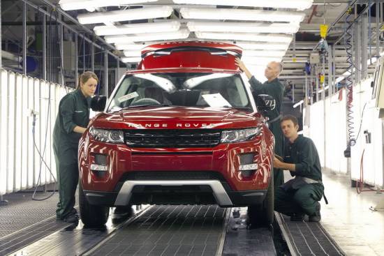 Zaradi evoqua je Jaguar Land Rover uvedel 24-urno proizvodnjo
