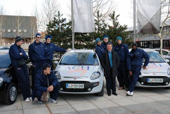 Odbojkarji ACH Volley vozijo Punto Evo