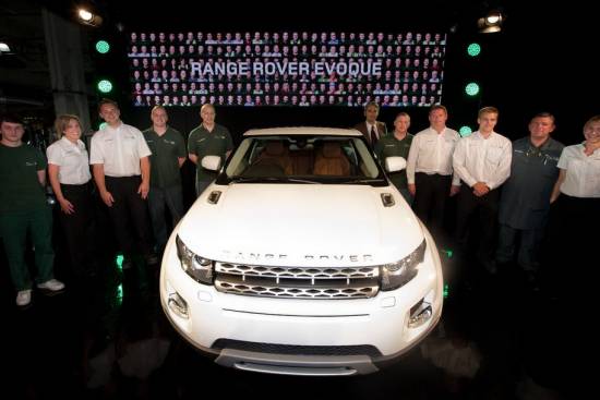 Proizveden prvi land rover evoque