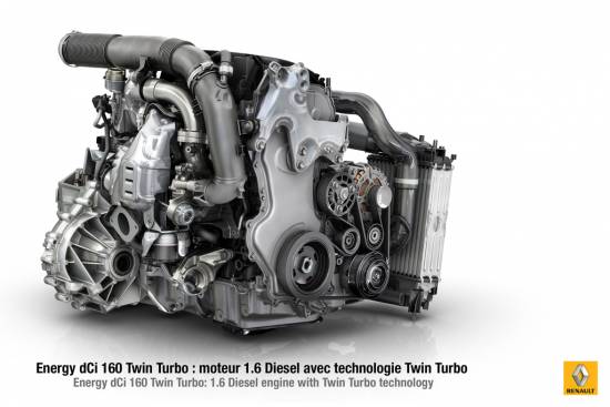 Novi Renaultov motor Energy dCi 160 Twin Turbo