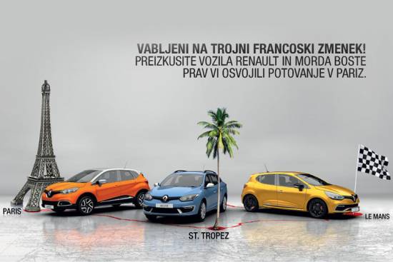 Renaultov Rendez-Vous v Sloveniji