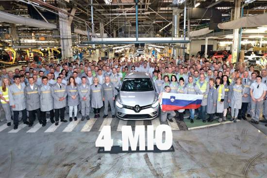 Revoz praznuje – izdelali so 4 milijone renaultov in gledajo v svetlo prihodnost