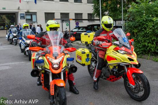 SPAR Slovenija je podprl varnost policistov in reševalcev na motorju