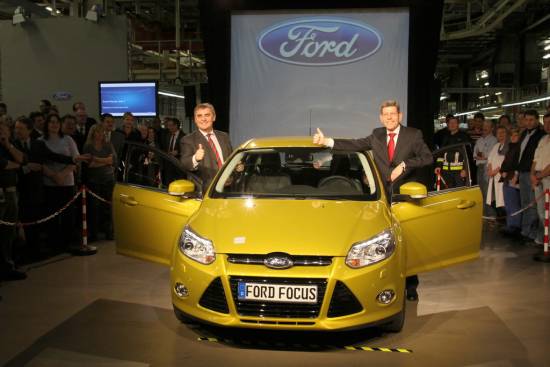 Začetek serijske proizvodnje novega forda focusa