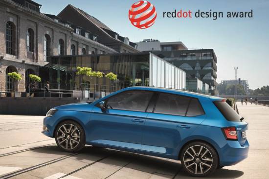 Škoda fabia prejela nagrado Red Dot