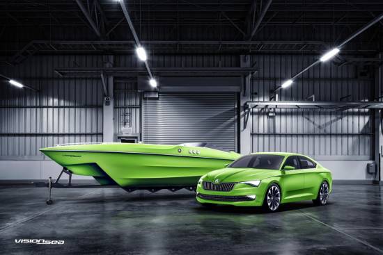 Škoda VisionSea – prva Škodina motorna jahta