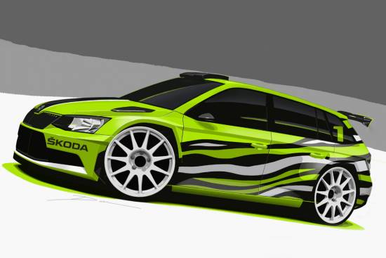 Škoda fabia combi R5 concept - napoved