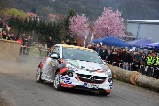 Slovenski dirkač Tim Novak je začel drugo sezono v ADAC Opel Rallye Cup prvenstvu