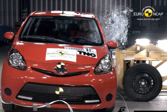 Euro NCAP – aygo, C1 in 107 prejeli le 3 zvezdice