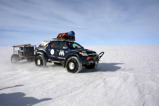 Toyotin hilux – najboljši prevoz preko Antarktike