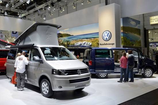 Volkswagen Gospodarska vozila na razstavi Caravan Salon 2012