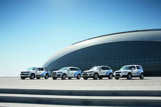 Koncern Volkswagen bo za OI Soči 2014 namenil 3100 vozil!