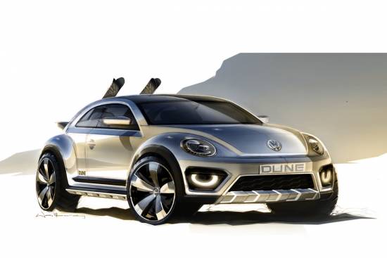 Volkswagen beetle dune concept - napoved