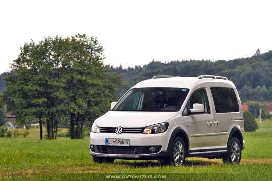 Volkswagen cross caddy – slovenska predstavitev