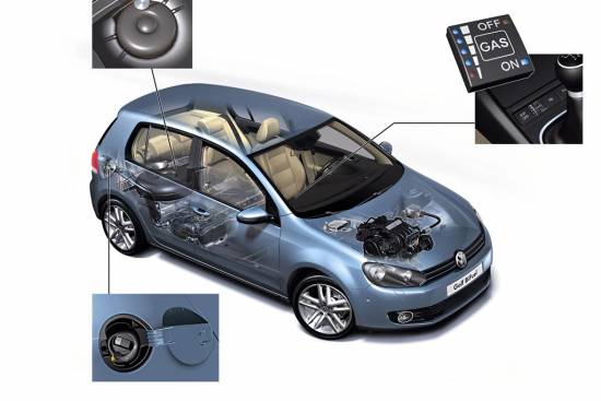 Volkswagen golf bifuel