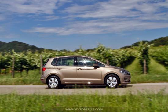 Volkswagen golf sportsvan – slovenska predstavitev