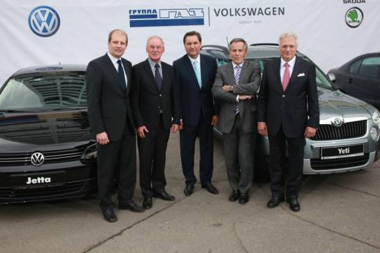Volkswagen Group Rusija in GAZ Group sklenila dogovor