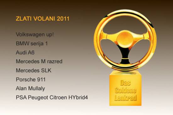 Podeljeni so Zlati volani 2011