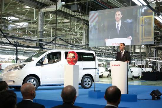 Nissan pričel proizvajati svoj drugi električni model v Barceloni