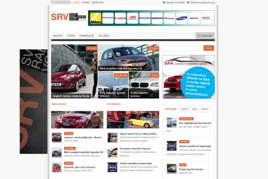 Srv.si - nova spletna stran o rabljenih avtomobilih